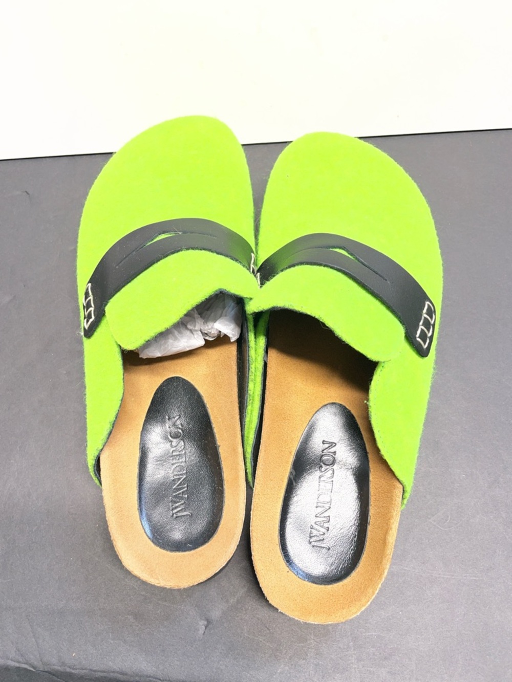 J.W. Anderson Wool Colorblock Pattern Slides - Picture 3 of 7